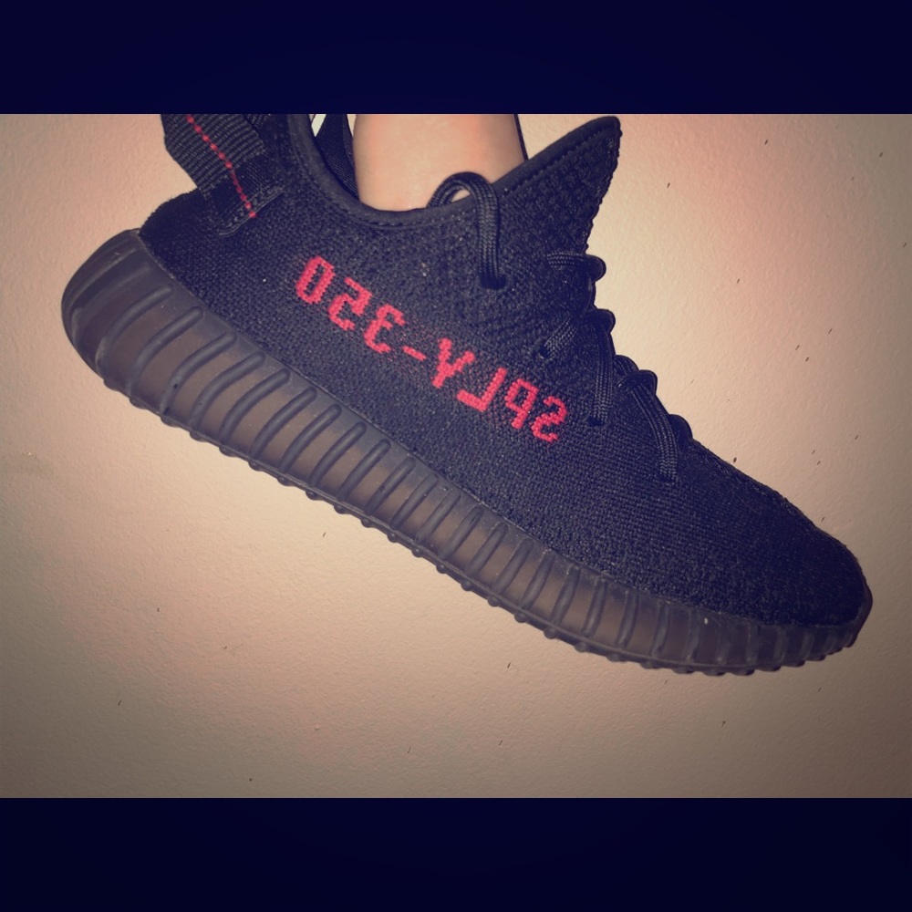 Yeezus. Black red. Sneakers. New.